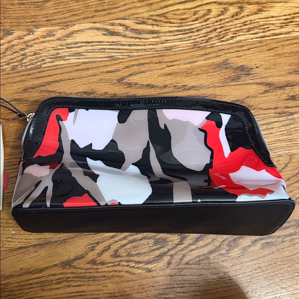 Ted Baker London Retro Flood Make up  Bag | Abstract Floral | NWT
